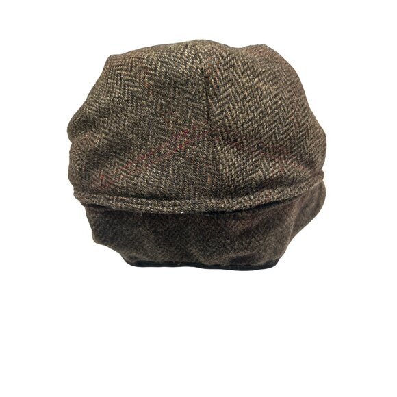 Weatherproof Garment Co. Men's Herringbone Wool Newsboy Cap/Hat Size M - Picture 3 of 6
